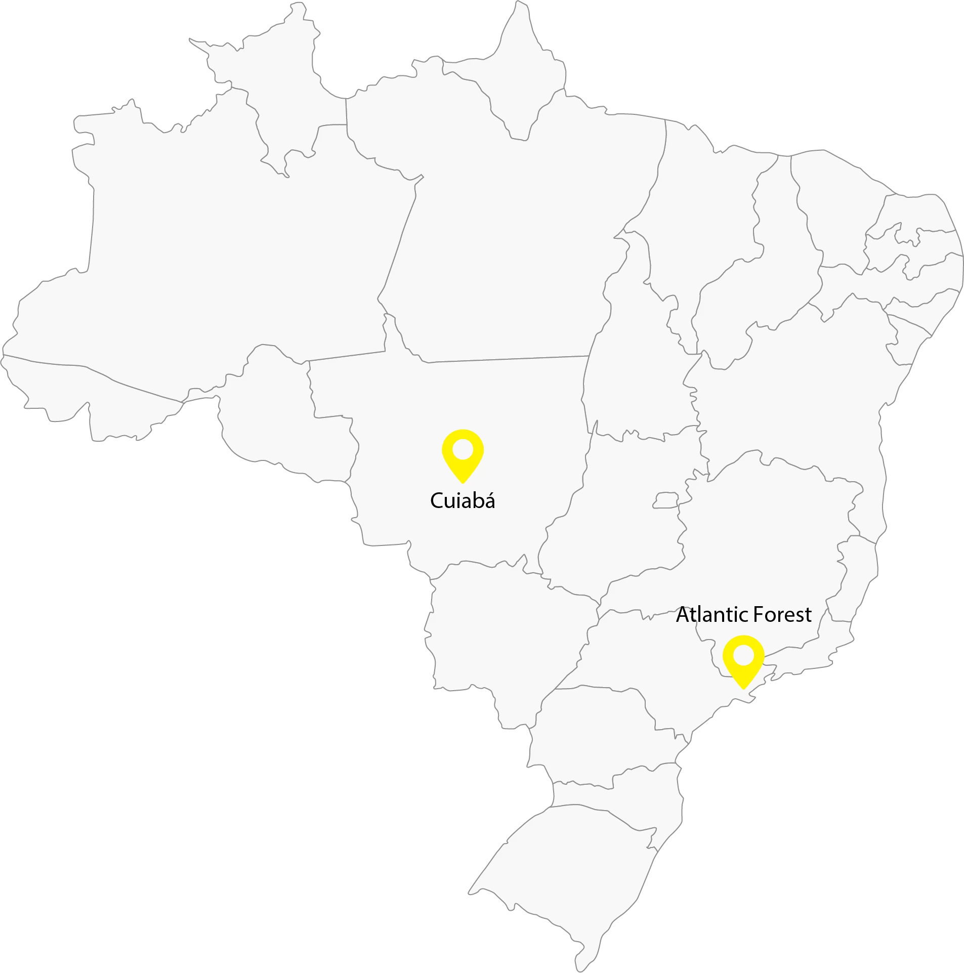 Mapa interactivo de Brasil - Lorenzo Expeditions